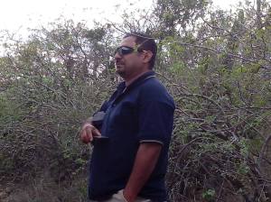 César, guardia de Los Cardones. Foto: Marisela Cordero